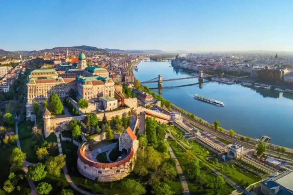 Scenic Cruises Savings, Hungary Budapest Danube Aerial / Black Friday Scenic Cruises